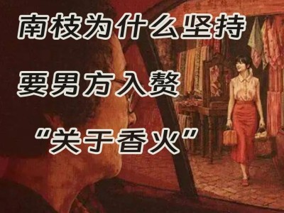 南枝为什么坚持要男方入赘“关于香火”