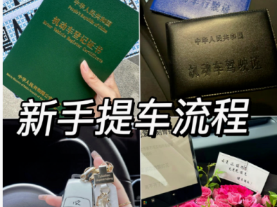 新手小白提车全攻略，早看到这篇就省心啦
